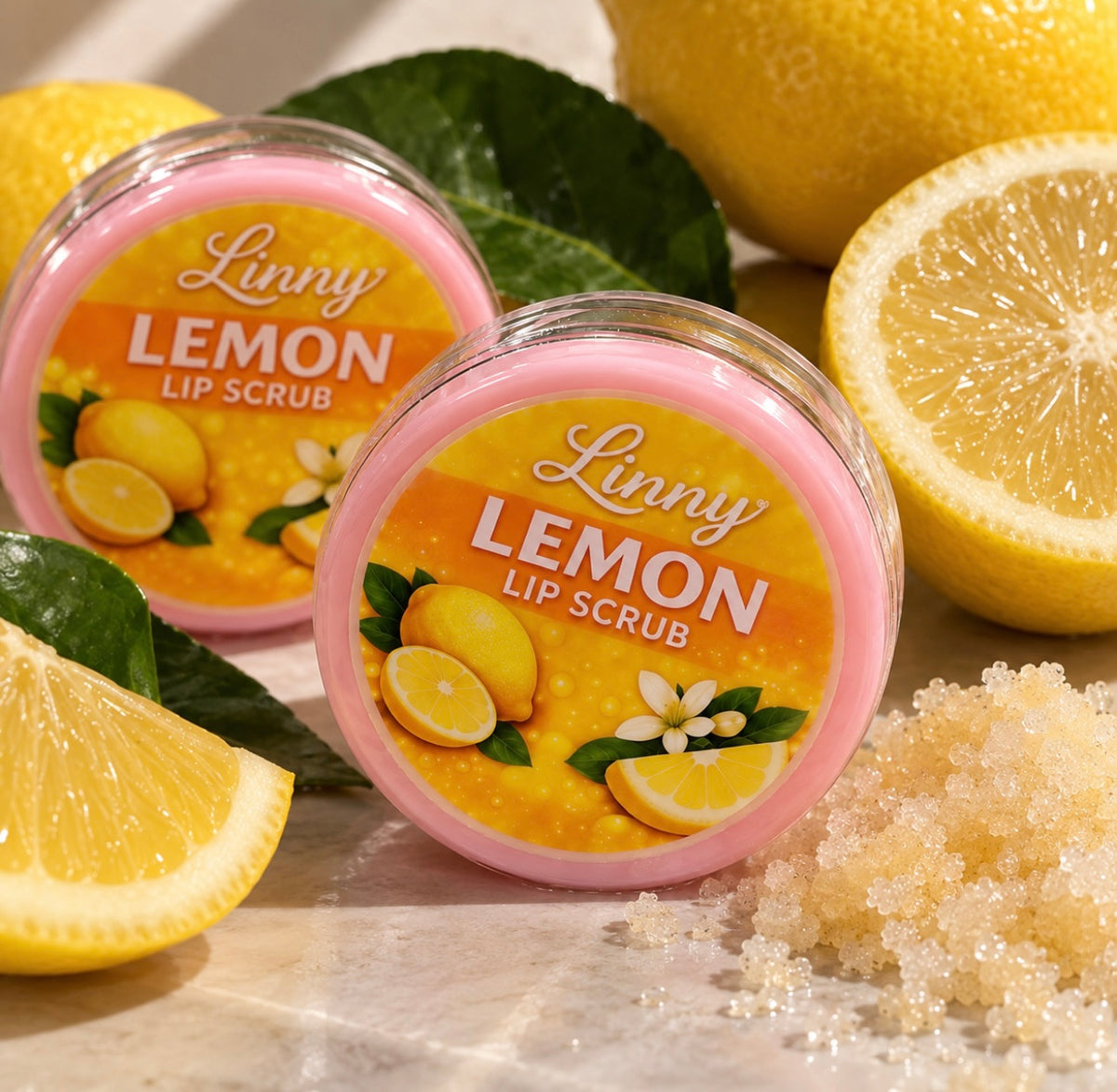 Linny Lemon Lip Scrub